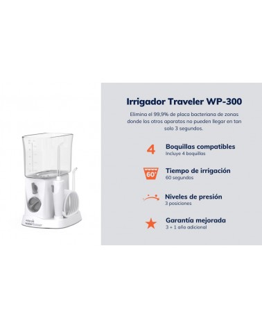 Irrigador Traveler WP-300 Blanco