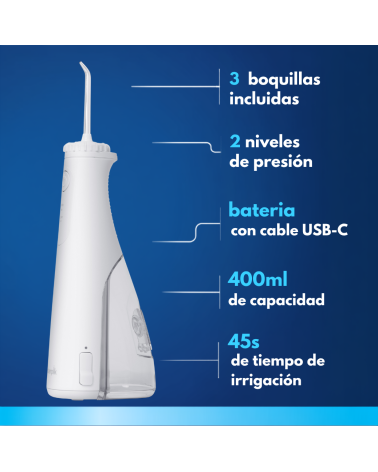 Irrigador Plus Inalámbrico WF-26 Blanco