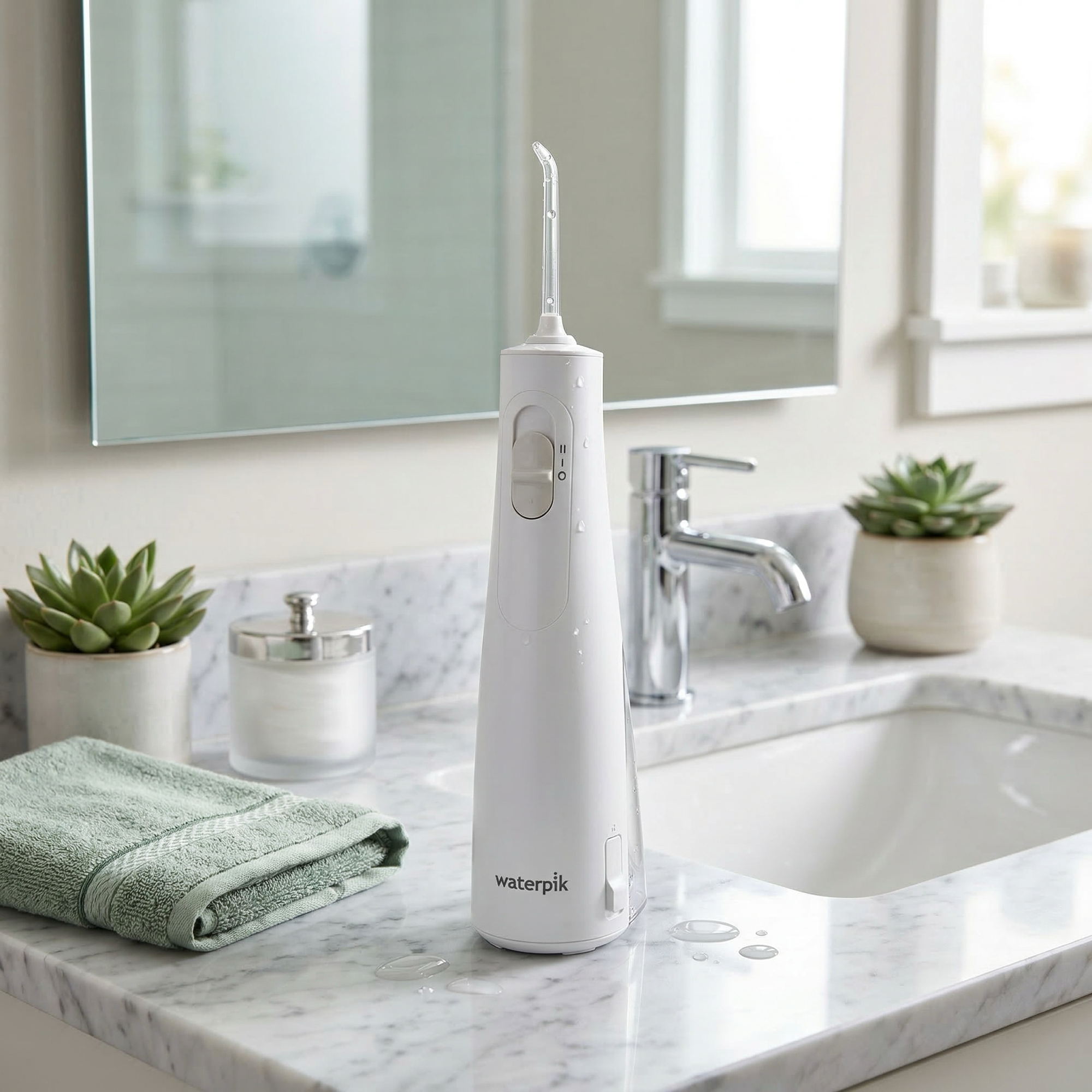 Waterpik en el baño